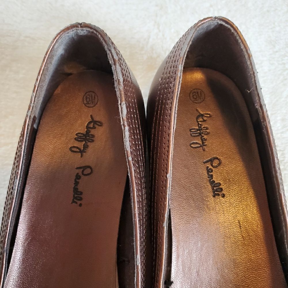 Goffrey Penelli Brown Flats Size 6M - Picture 3 of 9